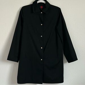 vintage gallery trench coat button collared jacket